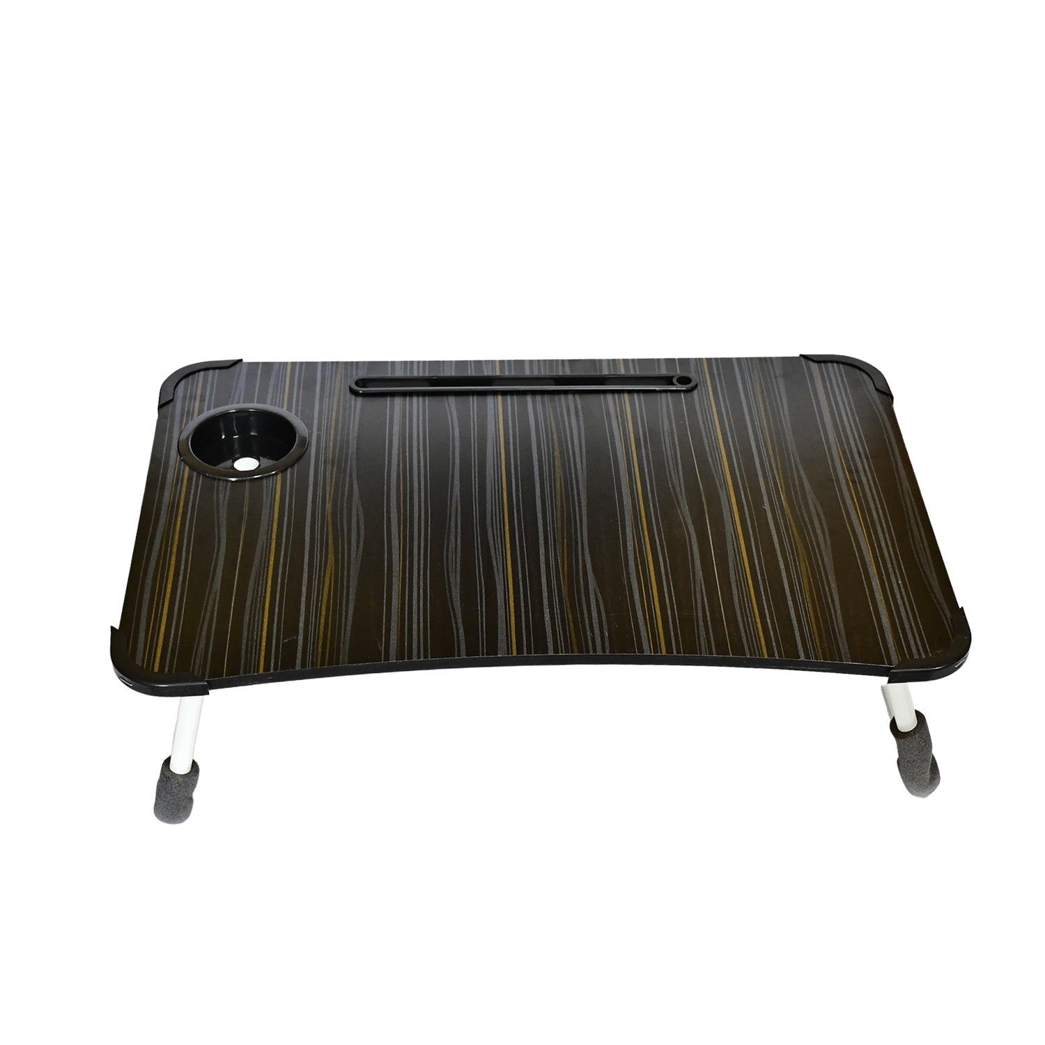 4989 Laptop Table Foldable Portable Notebook Bed Lap Desk Tray Stand Reading Holder with Coffee Cup Slot for Breakfast, Reading & Movie Watching. DeoDap 4989 Laptop Table Foldable Portable Notebook Bed Lap Desk Tray Stand Reading Holder with Coffee Cup Slot for Breakfast, Reading & Movie Watching. DeoDap